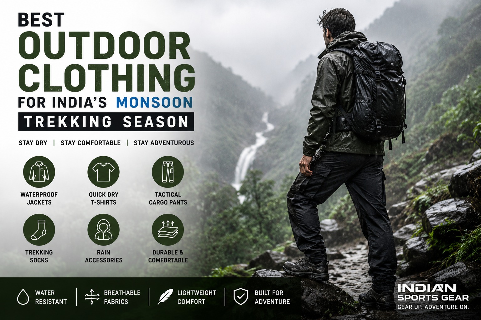 Best Outdoor Clothing for India's Monsoon Trekking Season