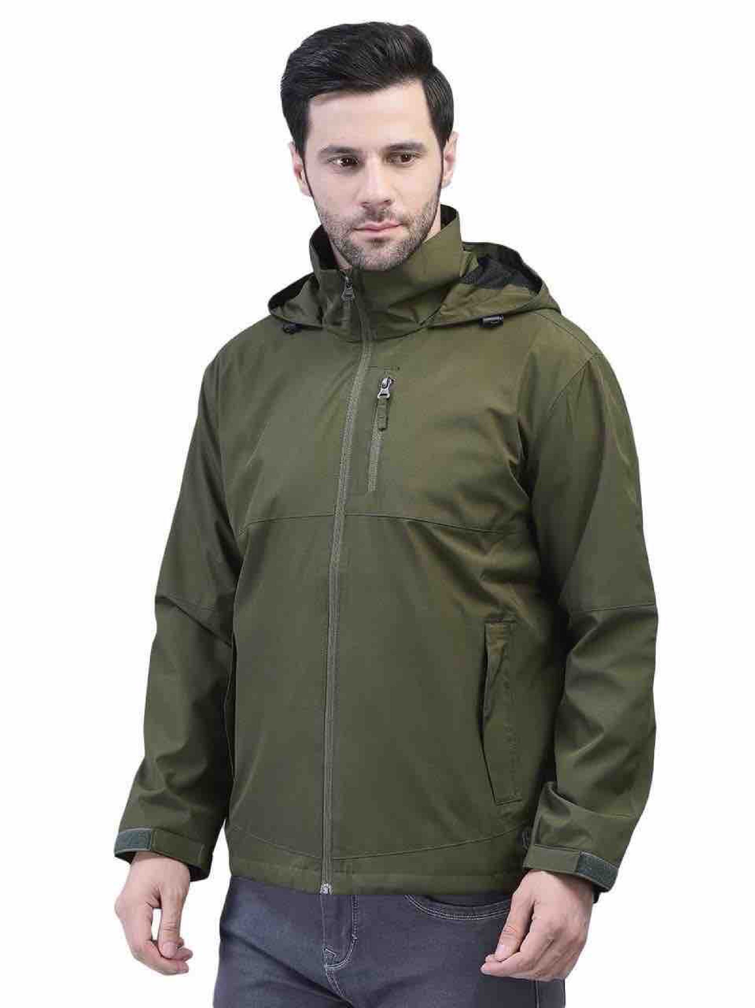 Green Men's Windcheater Online in India | Indian Sports Gear