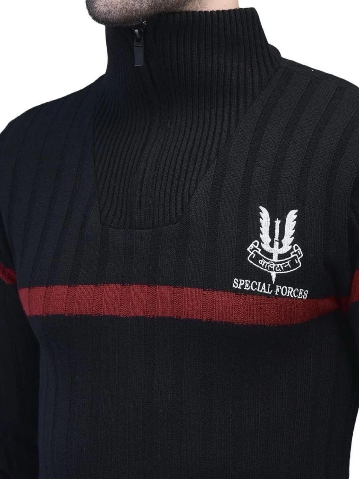 Buy Black Maroon SF Pullover Online in India | Indian Sports Gear