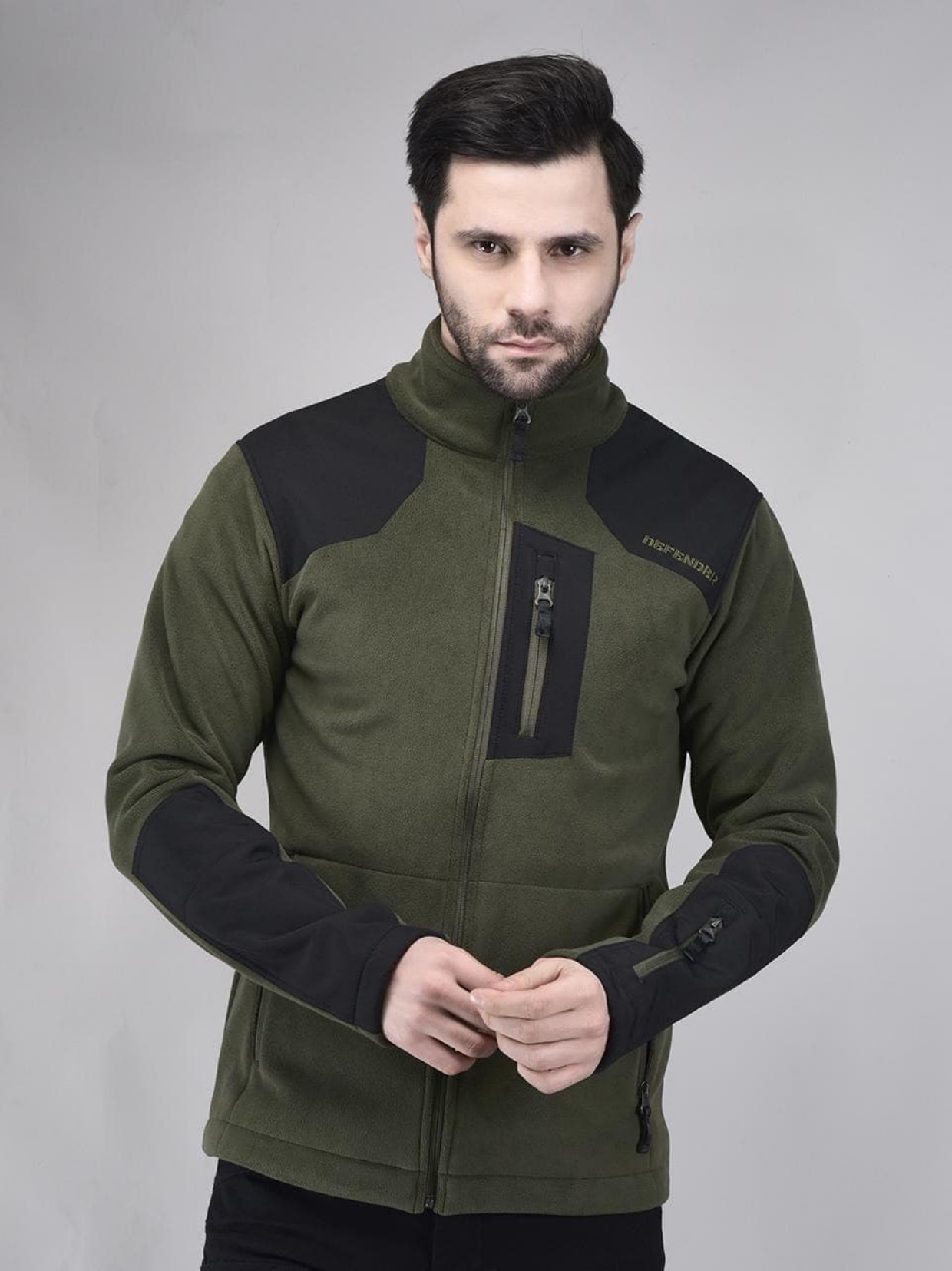 Defender Jacket Green Black