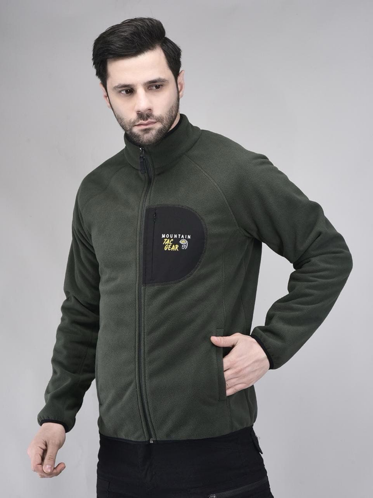 Mountain Tac Gear Jacket Green Black