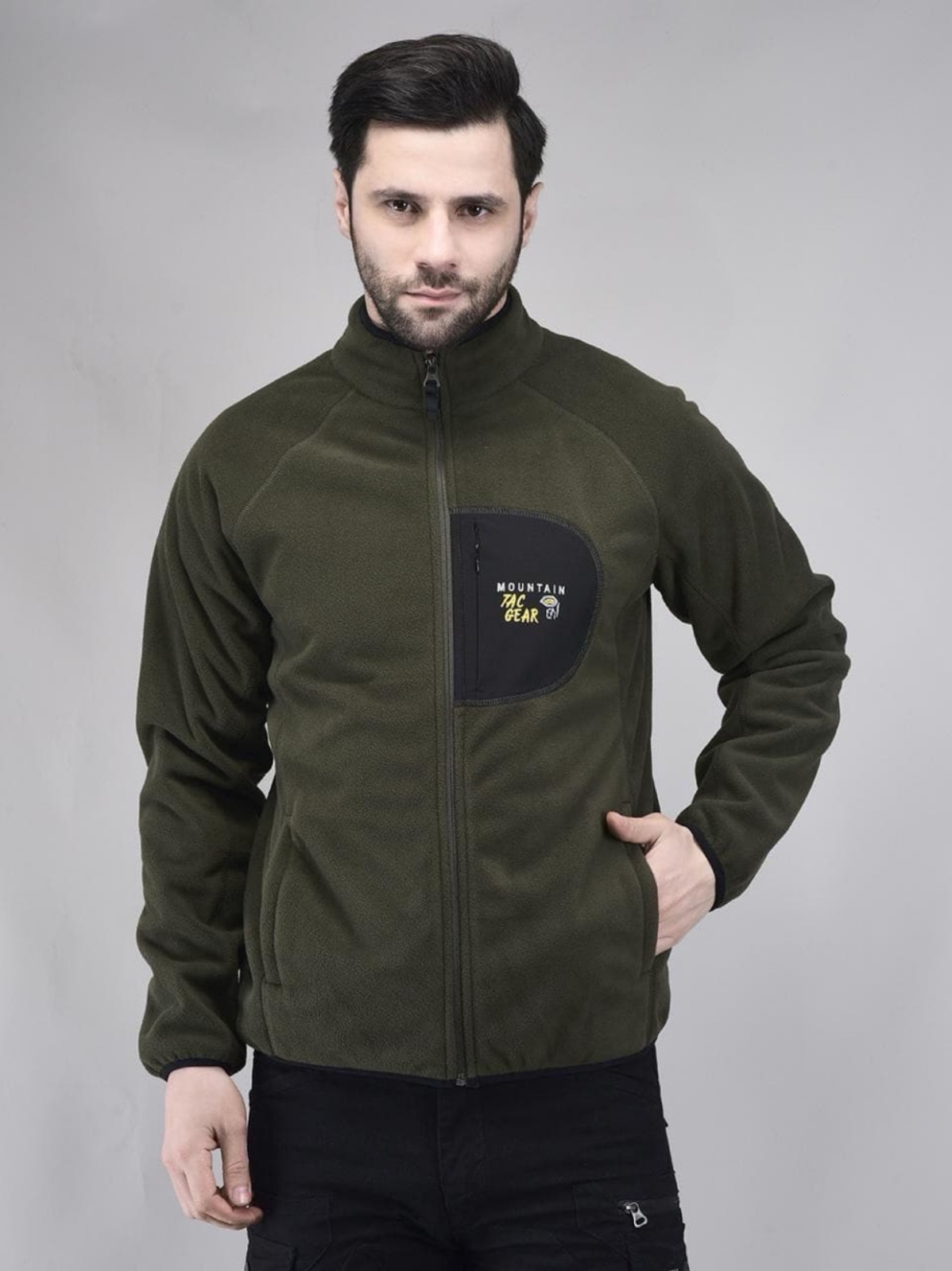 Mountain Tac Gear Jacket Olive Black