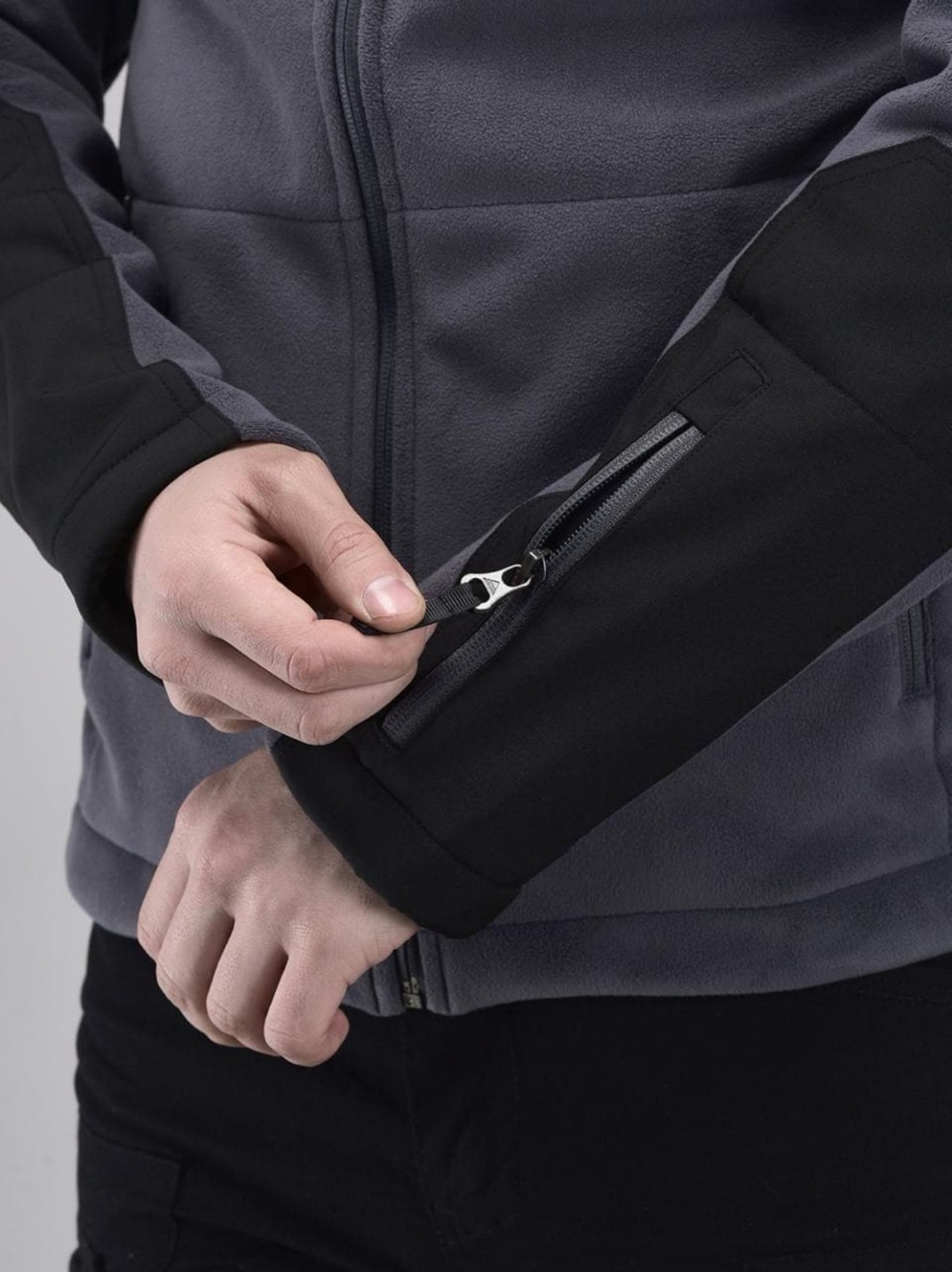 Defender Jacket Grey Black